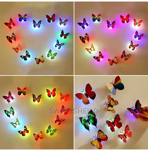 5 Peices Light Butterfly
