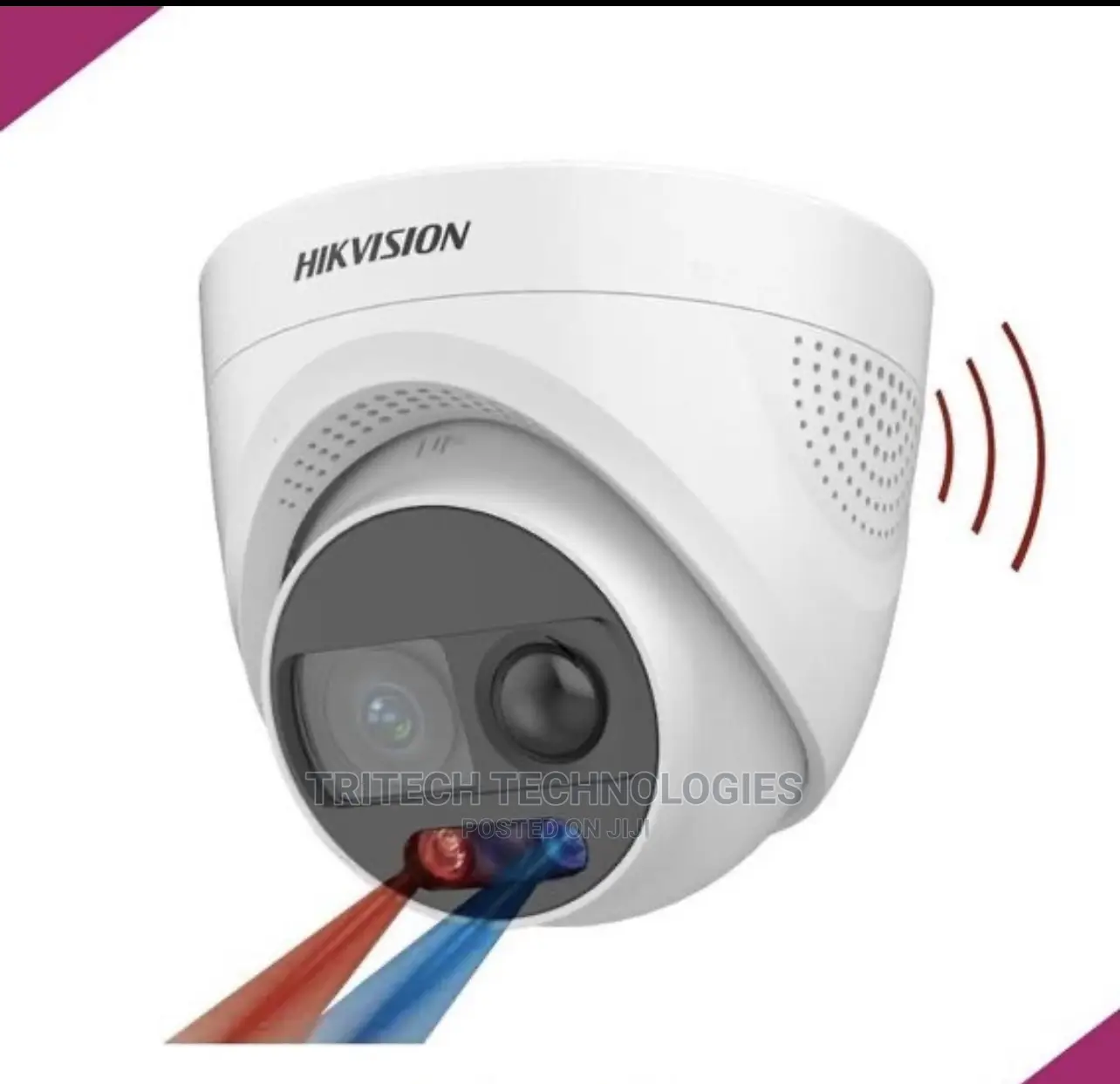 Hikvision Ds-2ce72dot-Pirxf 2mp Pir Siren Fixed Camera