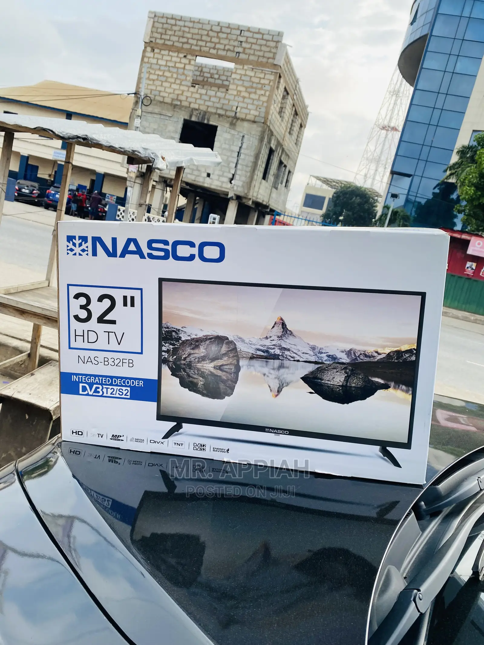 High Performance Nasco 32” Full HD LED Tv(Black)
