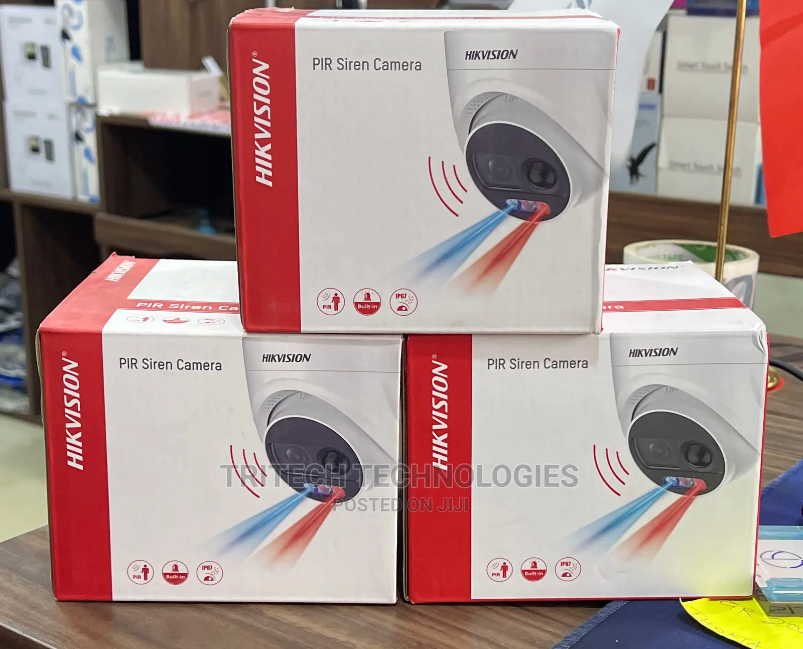 Hikvision Ds-2ce72dot-Pirxf 2mp Pir Siren Fixed Camera