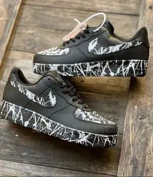 Nike Air Force 1 Black Splatter