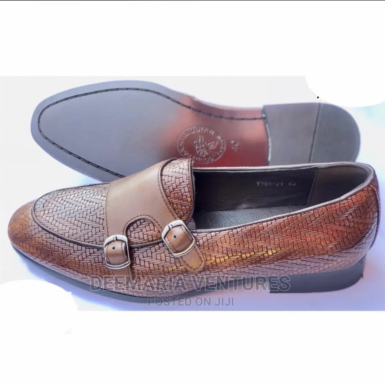 Quality Men’S Leather Shoe (Black and Brown/Coffee) Color) for Sale