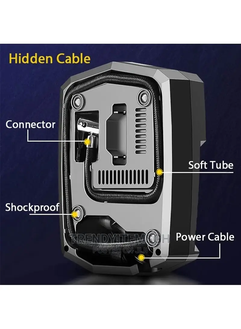 Auto Car Air Pump Digital Inflator Tire Pressure Pump