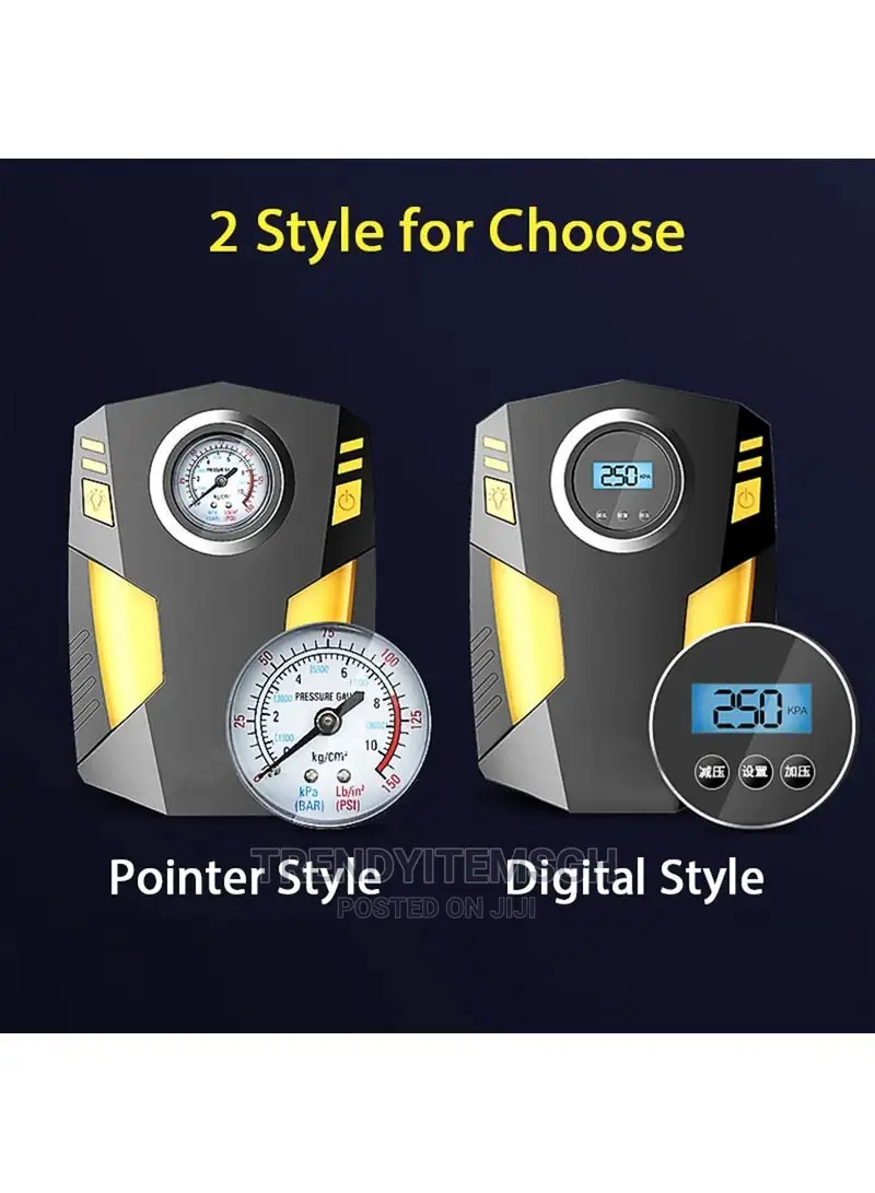 Auto Car Air Pump Digital Inflator Tire Pressure Pump