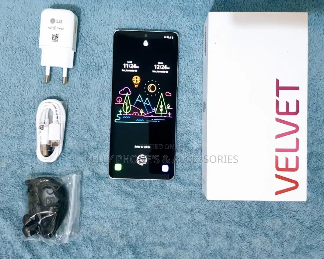 New LG Velvet 5G UW 128 GB Black