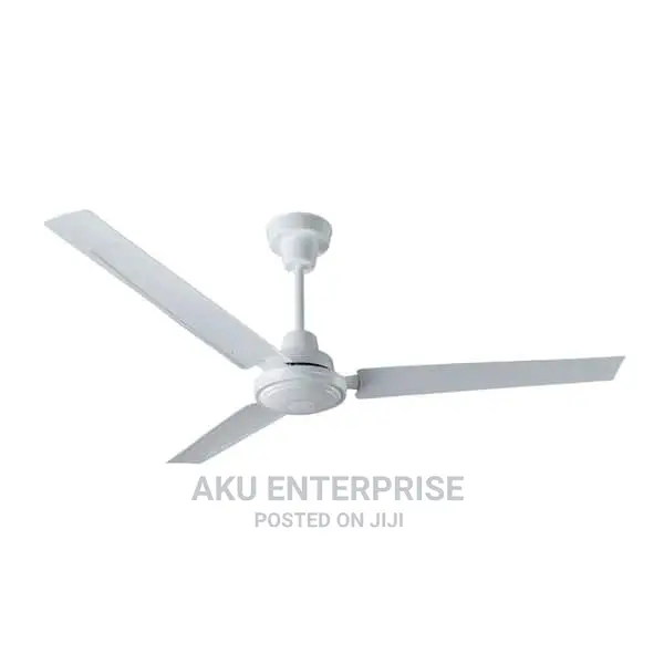 Neon Ceiling Fan White Coffee Colour Short Blade