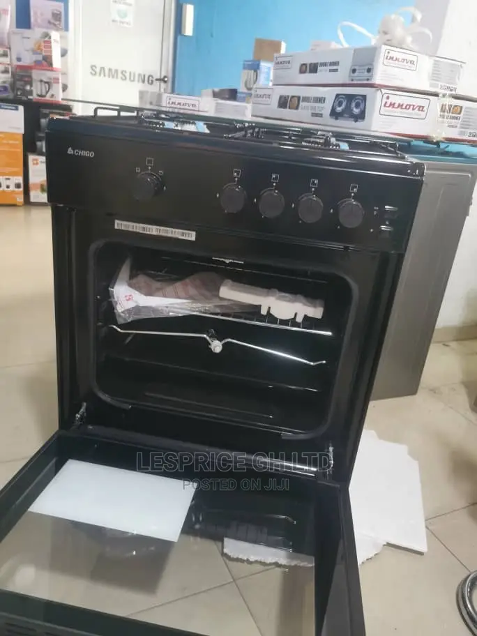 Chigo 60c60 Oven Grill Tempered Top Glass Cooker