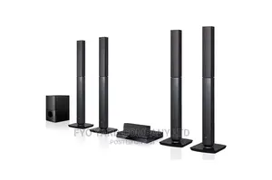 1000w Lg 5.1ch Home Theatre 4 Tallboy Front Firing Subwoofer
