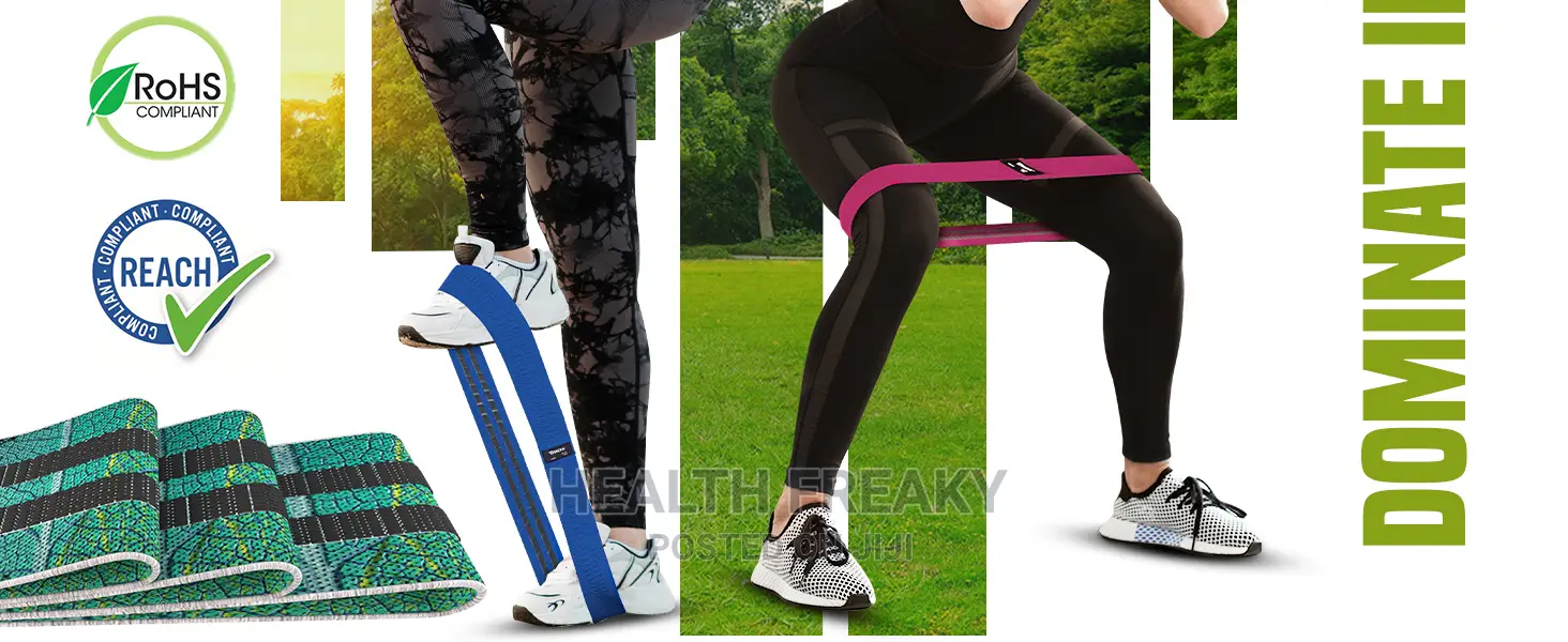 Resistance Band RDX Fabric for Training Booty Glutes Fitness
