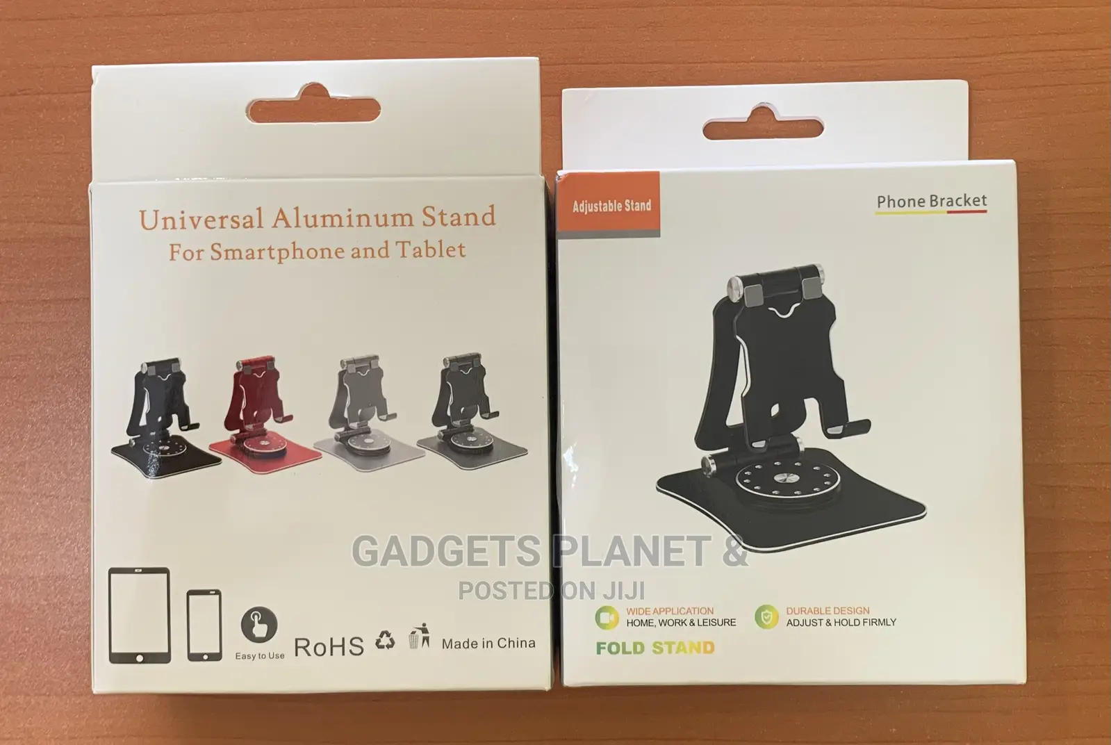 Universal Aluminum 360° Swivel Stand for Phones and Tablets