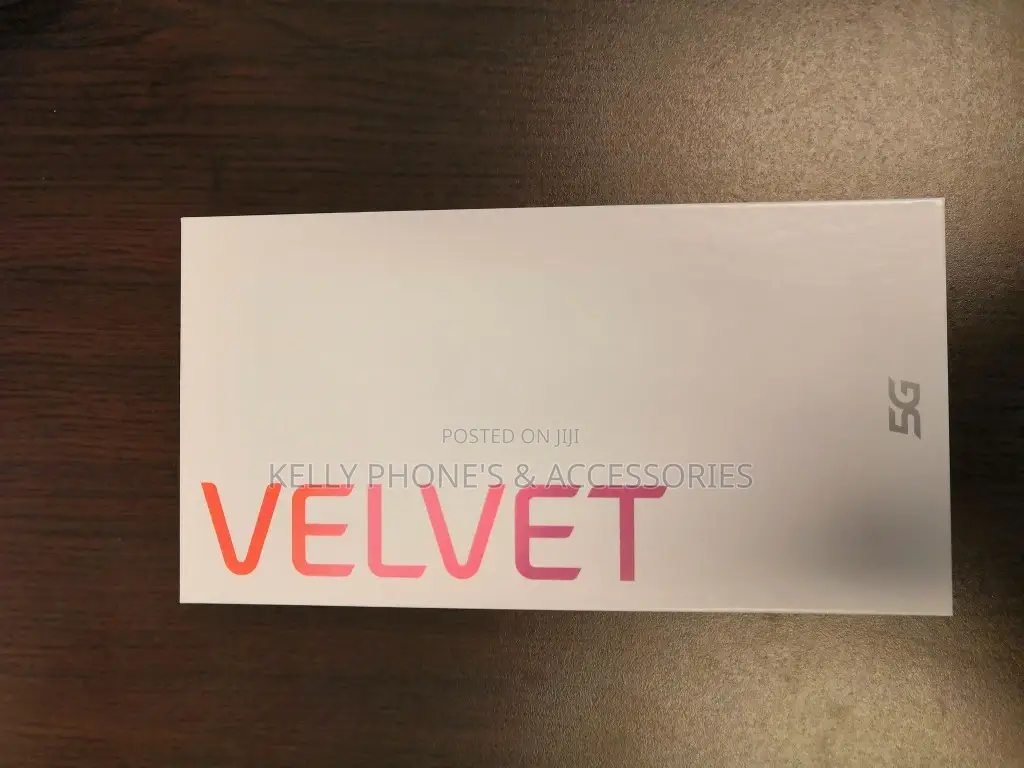 New LG Velvet 5G 128 GB Black