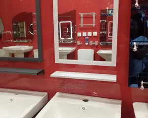 Wash Hand Basin and Mirror (Complete)