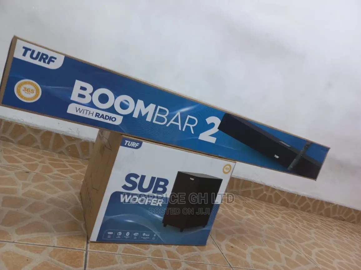 Turf Boom 2 Bar- Sound Bar With Sub Woofer