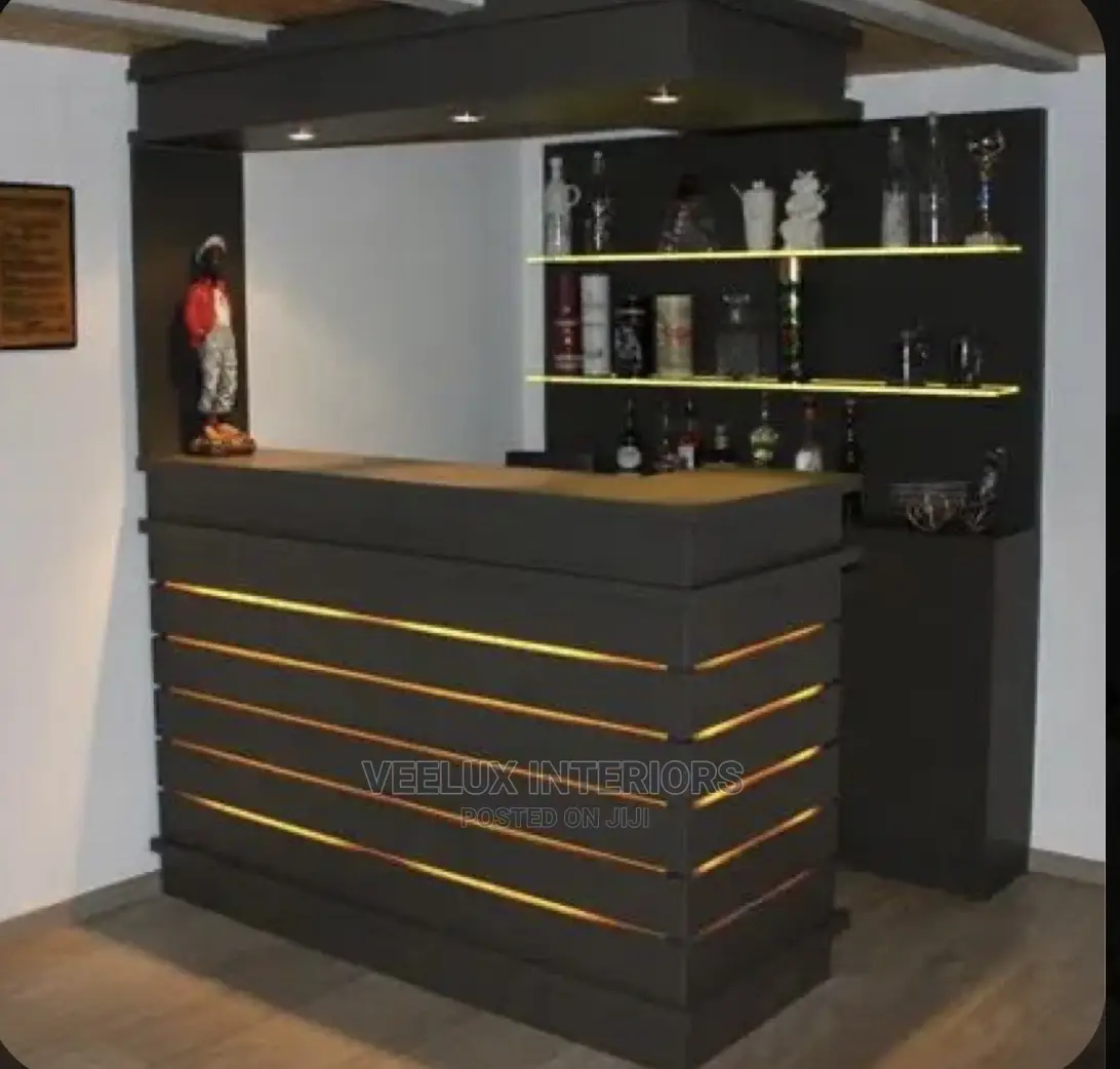 Mini Bar for Minimalist Home Office || Interior Design