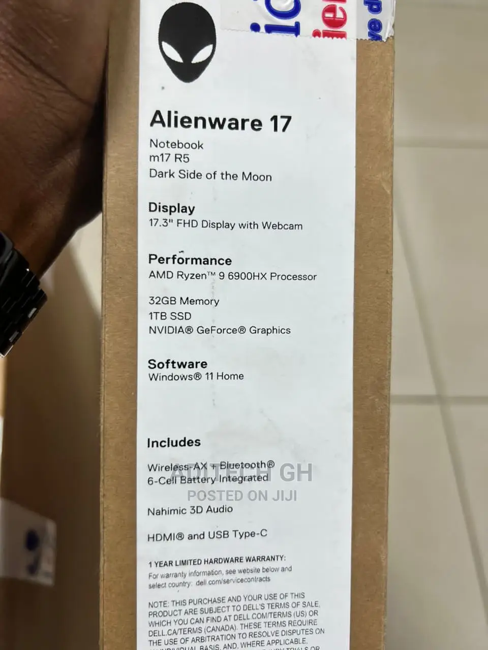 New Laptop Alienware M17x R2 32GB AMD Ryzen 9 SSD 1T
