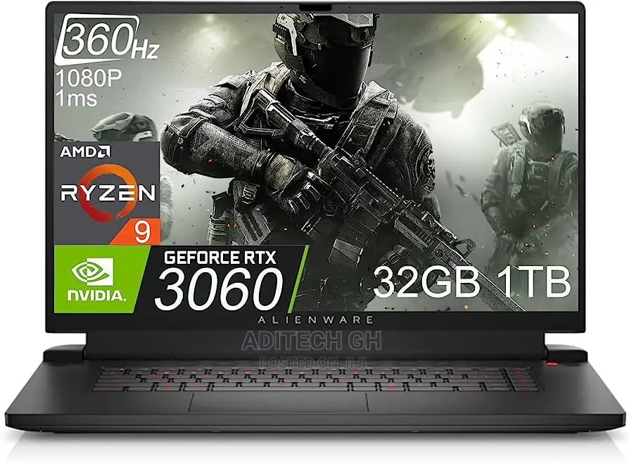 New Laptop Alienware M17x R2 32GB AMD Ryzen 9 SSD 1T