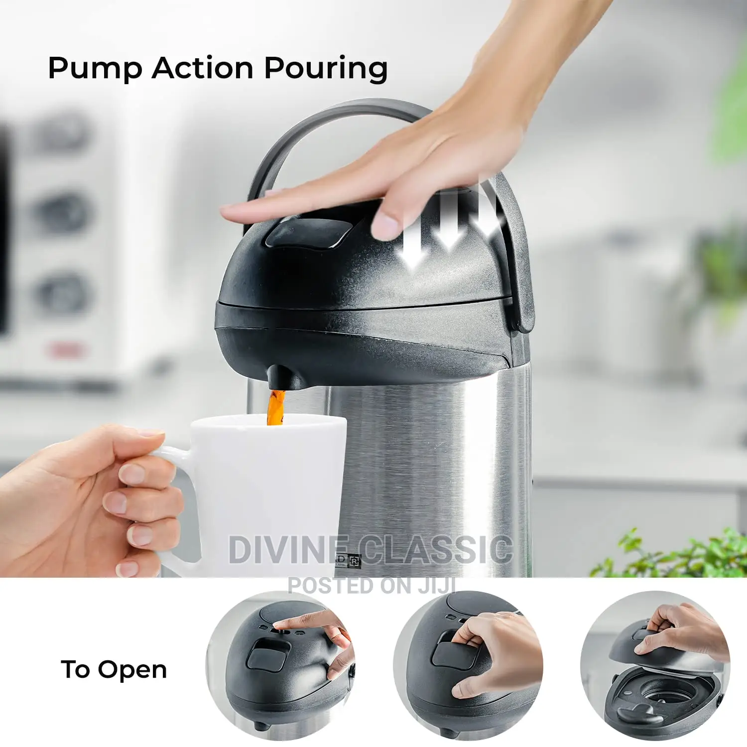 3lit Royalford Airpot Vacuum Flask