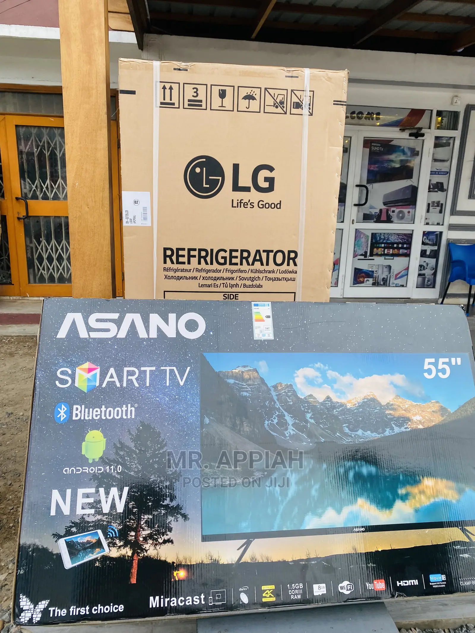 Shop 55 Inch Ultra Hd Smart Digital Satelite Tv (Asano)