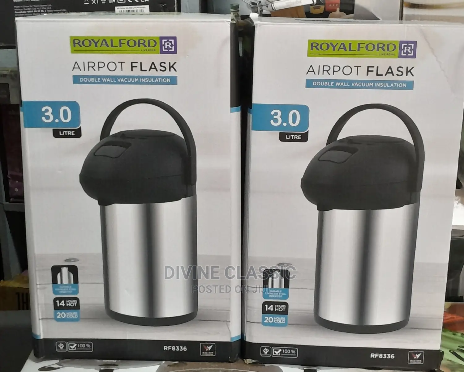 3lit Royalford Airpot Vacuum Flask