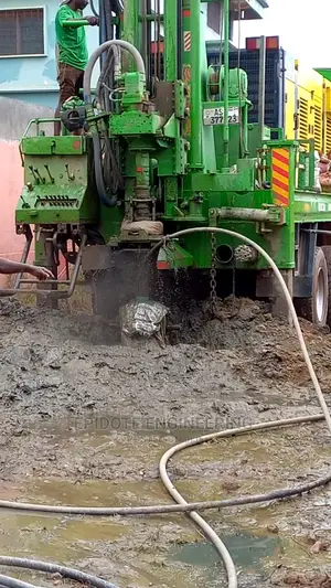 Water Borehole Drilling at Kronom