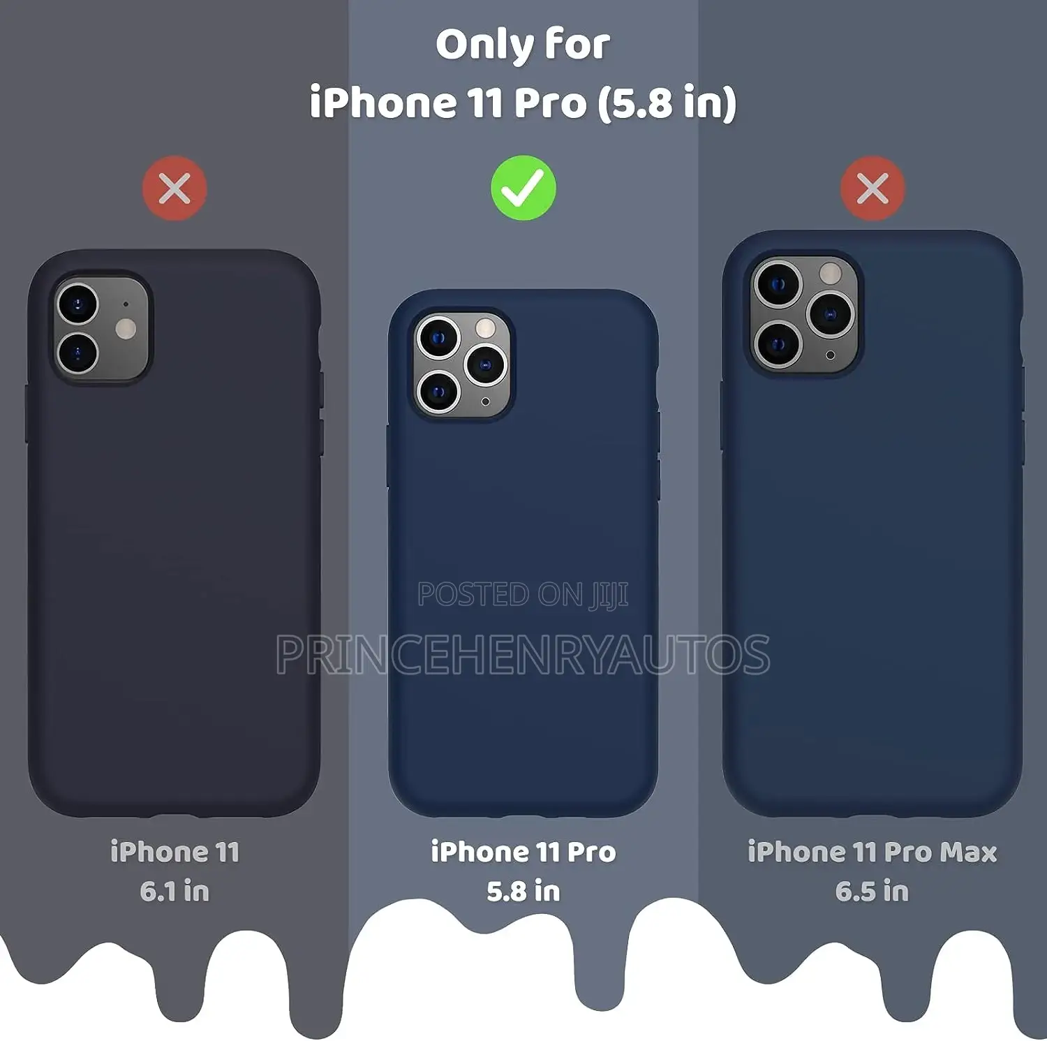 Ouxul iPhone 11 Pro Case, Wireless Charging Compatible