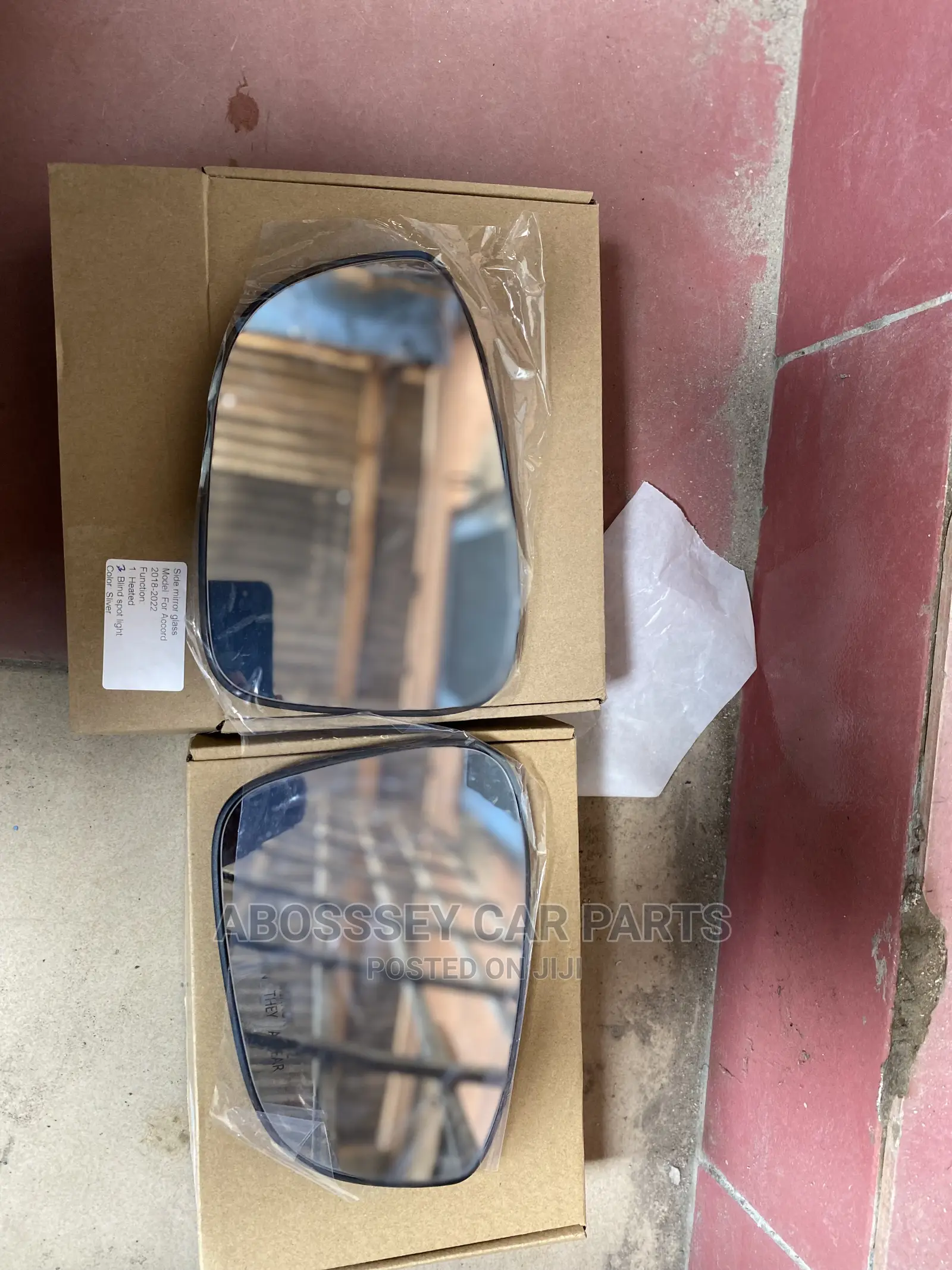Honda Accord 2018 To 2020 Side Mirror Glass Pair With Sensor