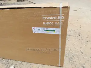 Glossy Black Slim UHD Smart 65”Bu8000 Samsung HDR