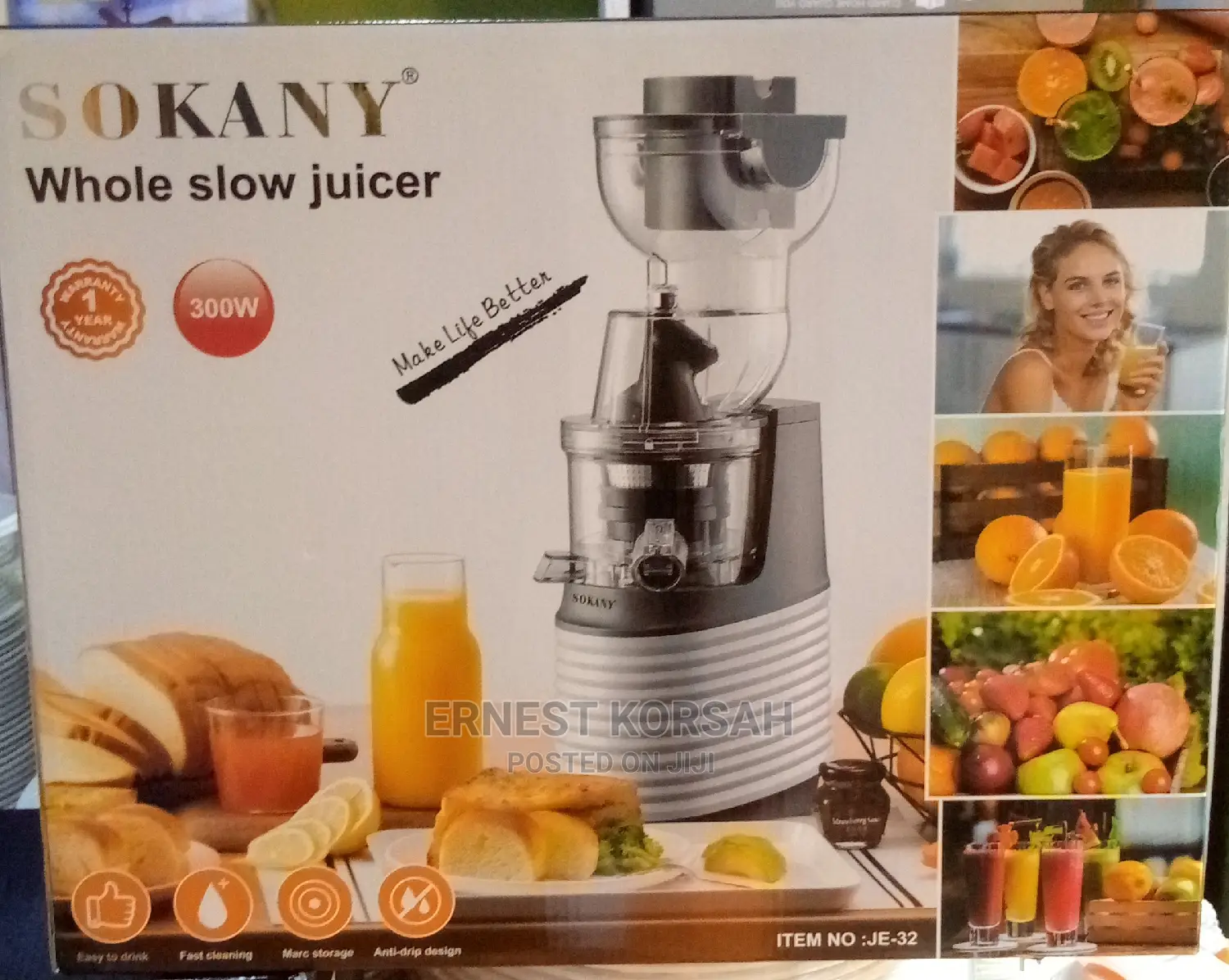 Sokany Whole Slow Juicer