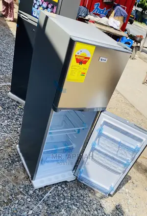 (Pearl 20T)Anti-Rust Pearl Double Door Top Freezer Fridge.