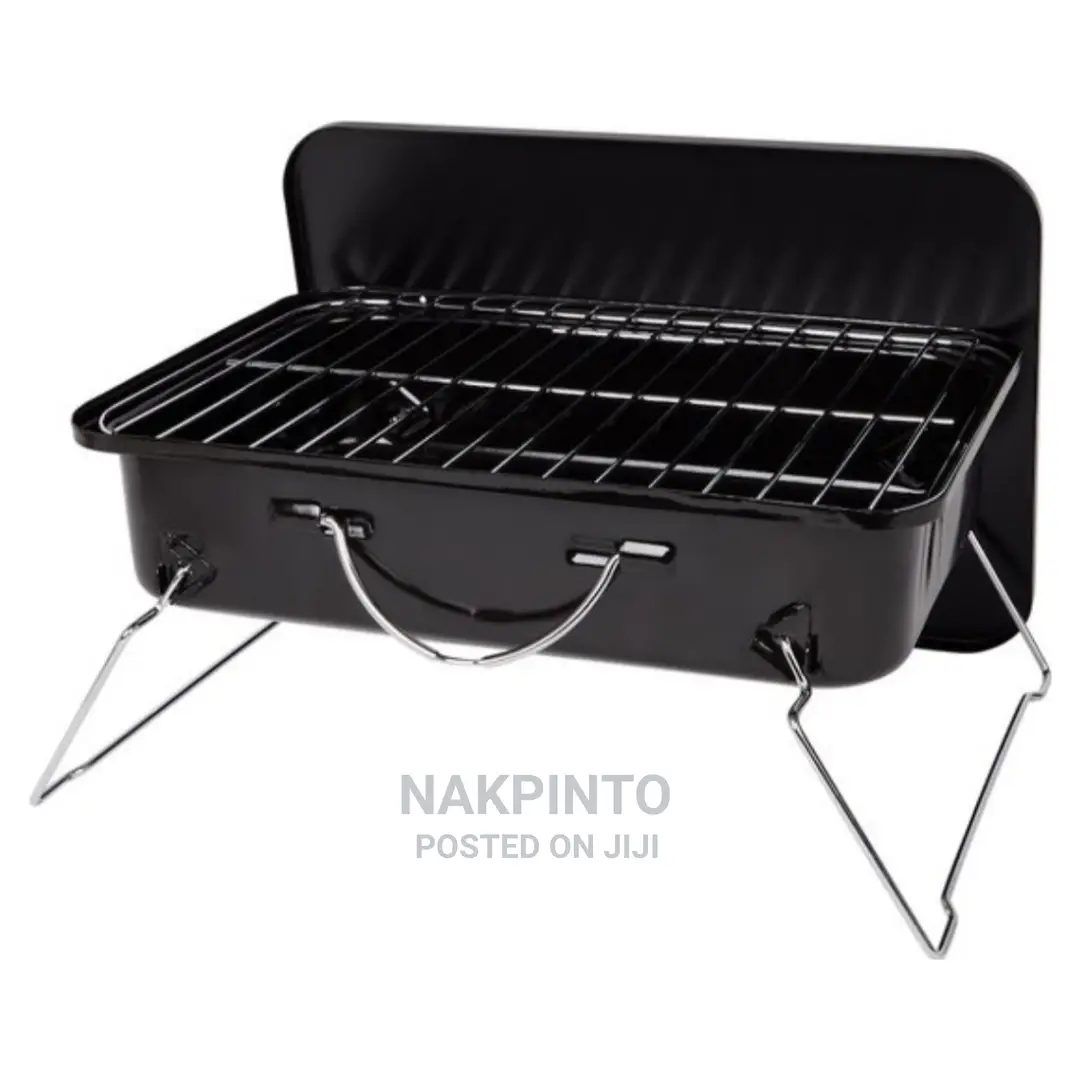 BBQ Time!! Picnic Barbeque Grill On The Go! Portable Folding