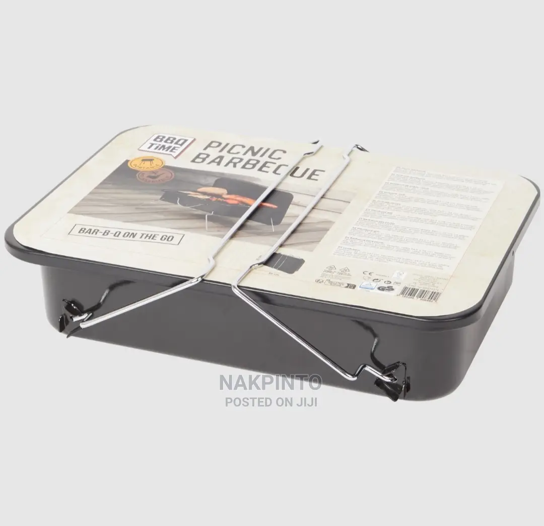 BBQ Time!! Picnic Barbeque Grill On The Go! Portable Folding
