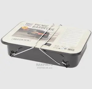 BBQ Time!! Picnic Barbeque Grill On The Go! Portable Folding