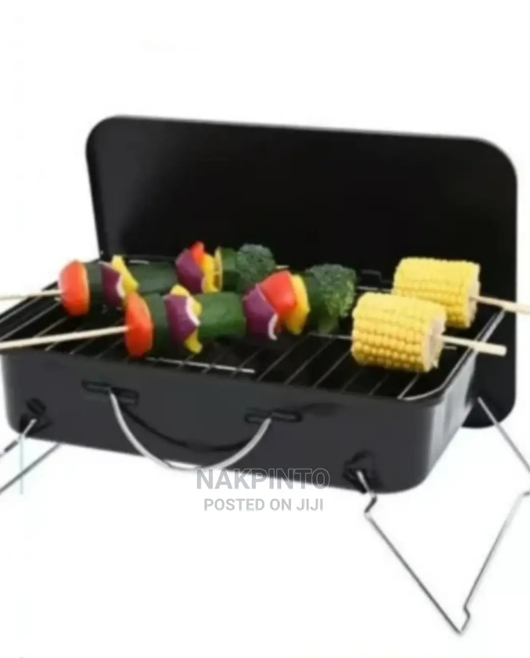BBQ Time!! Picnic Barbeque Grill On The Go! Portable Folding