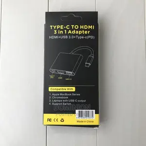 USB Type-C to HDMI ( 3 in 1 Adapter)