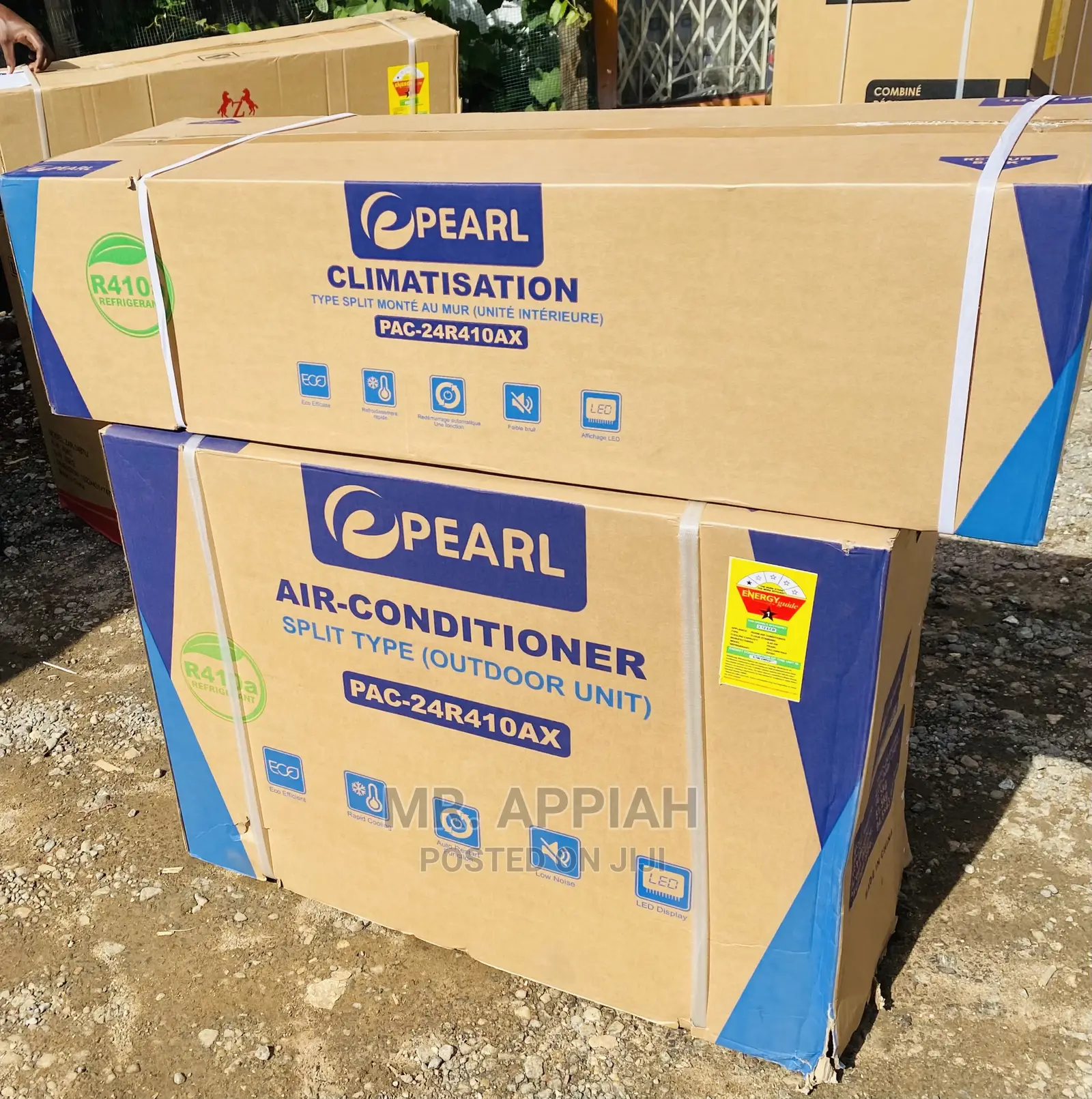 Pearl 1hp Split Ac ChillsFaster,Feather Wider(PAC-09r410)