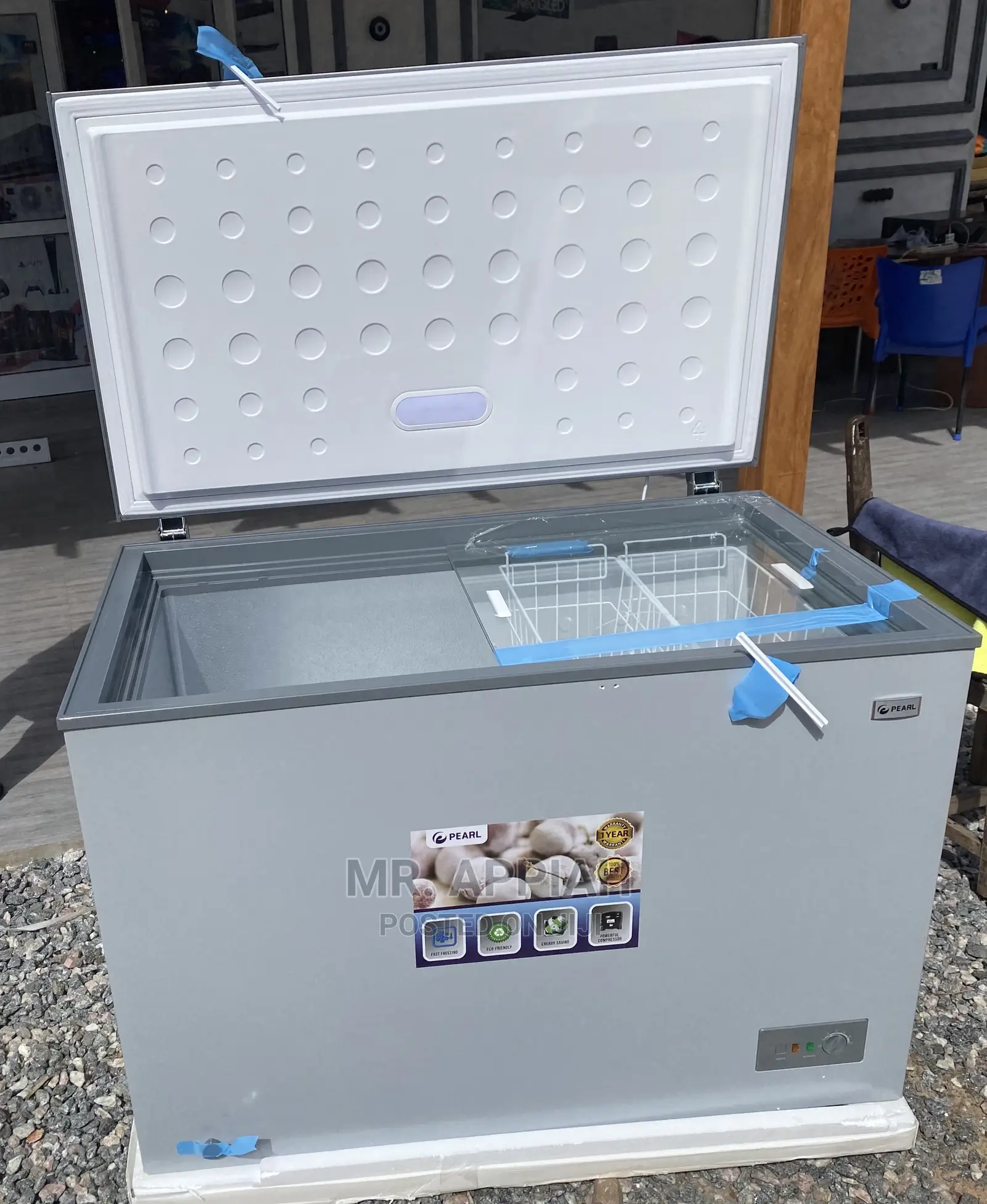 Reliable Pearl PCF- (147 L)1door Chest Freezer(Silver)
