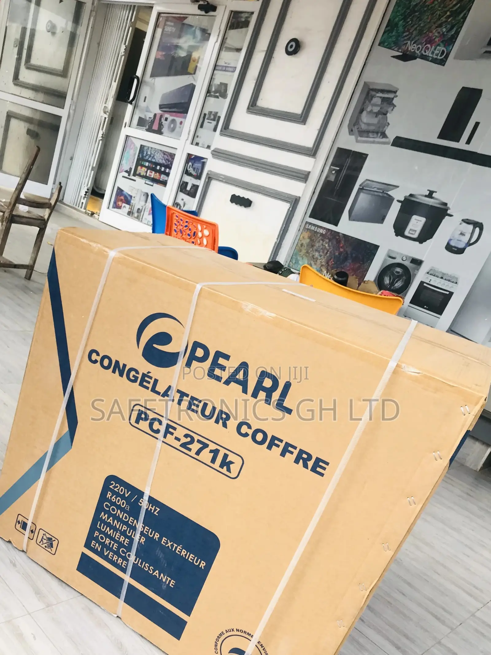 PCF-271 Glass Lid Pearl Singledoor 200 Liters Chestfreezer
