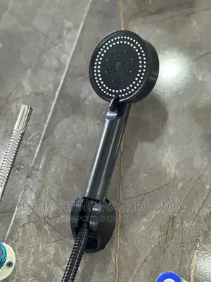 Black Shower-Shower Mixer-Two In1 Shower-Chain and Telephone