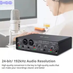 Q22 Portable Audio Interface Sound Card