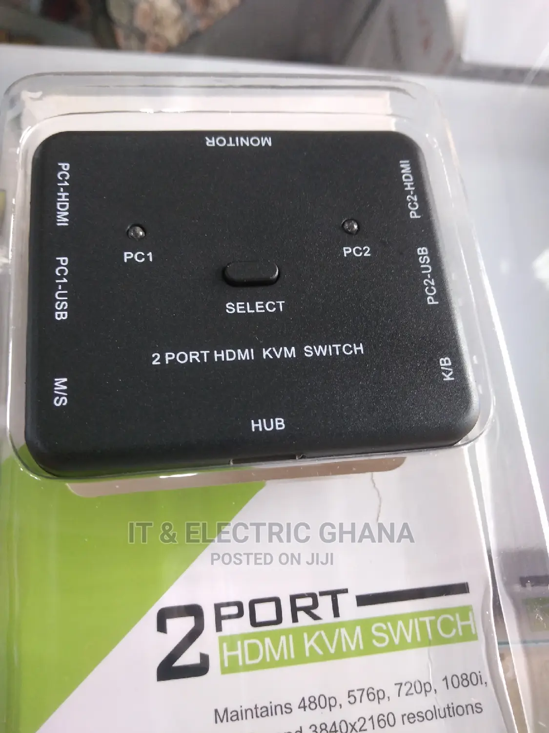 2 Port Hdmi KVM Switch