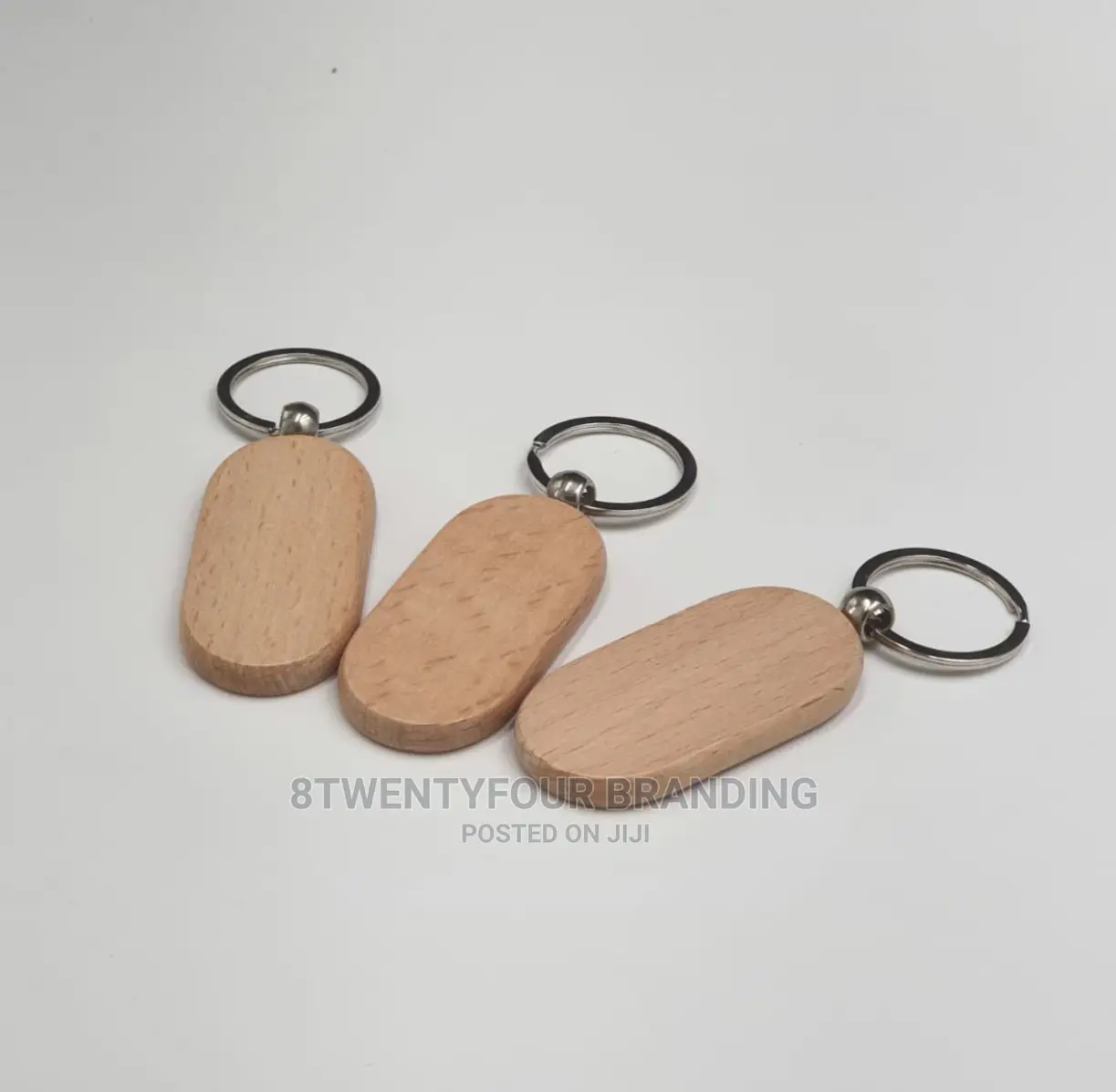 Wooden Keyholders (No Branding) MOQ: 100pcs