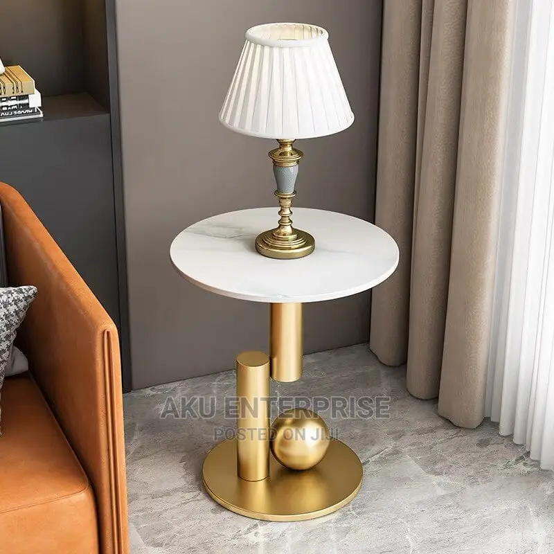 Bedside Coffee Table Side Living Room Design Round Table Tea