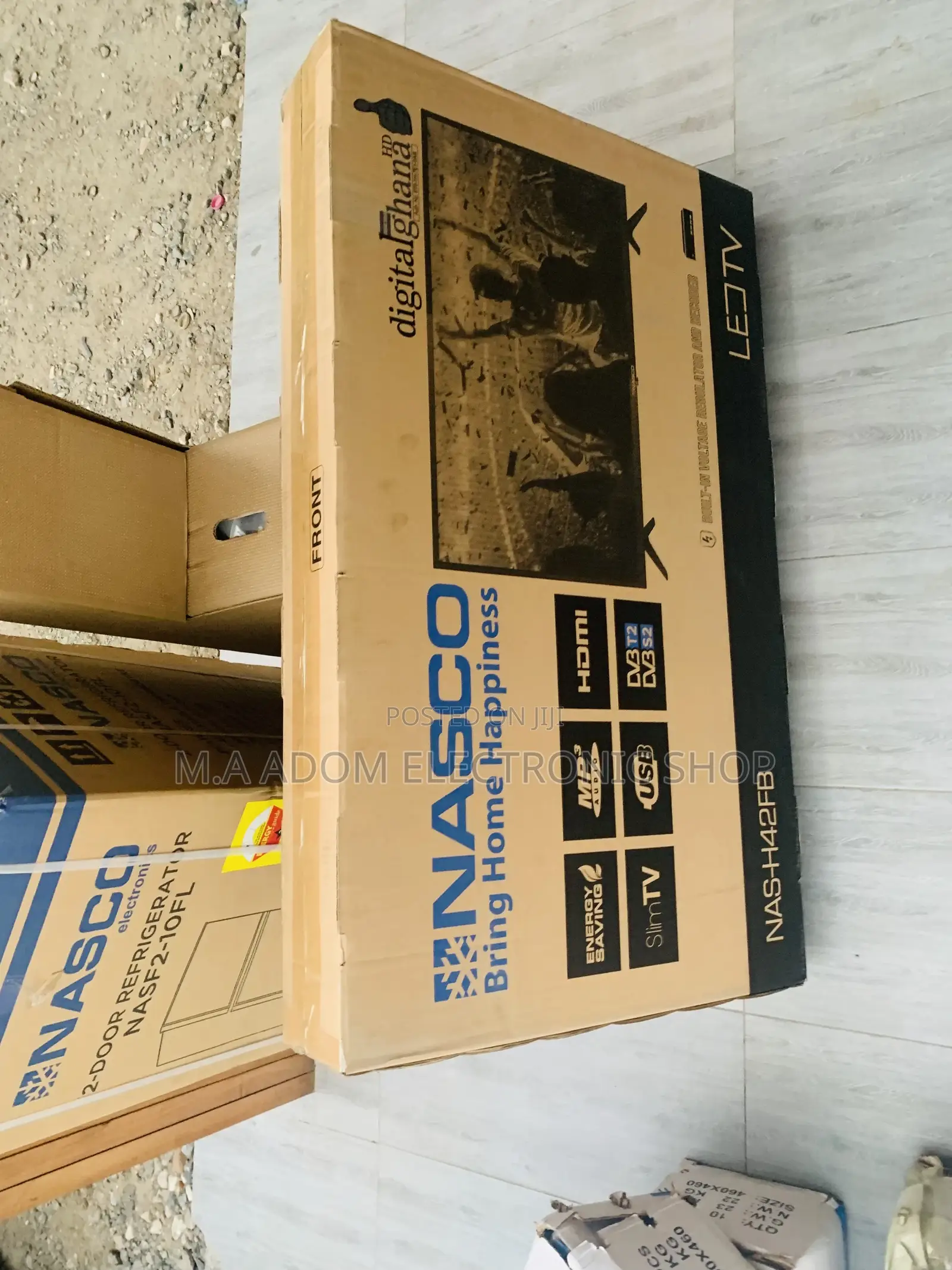 Sealed Nasco 42′′ FHD LED Satellite TV [Nas-H42fb]