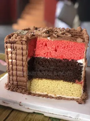 Vanilla, Chocolate, Vanilla Cake