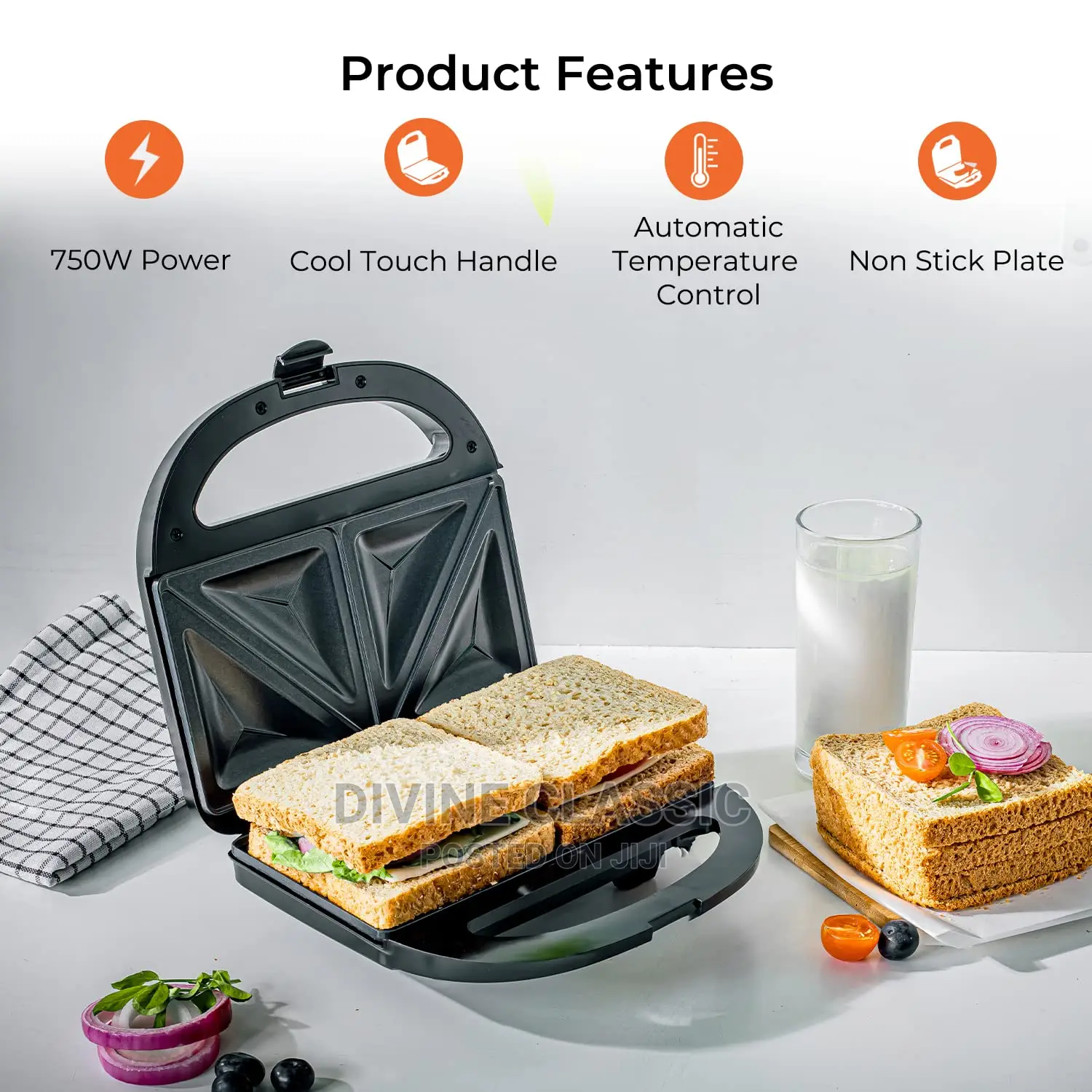 Geepas Slice Sandwich Toaster