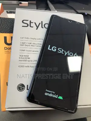 New LG Stylo 6 64 GB Silver