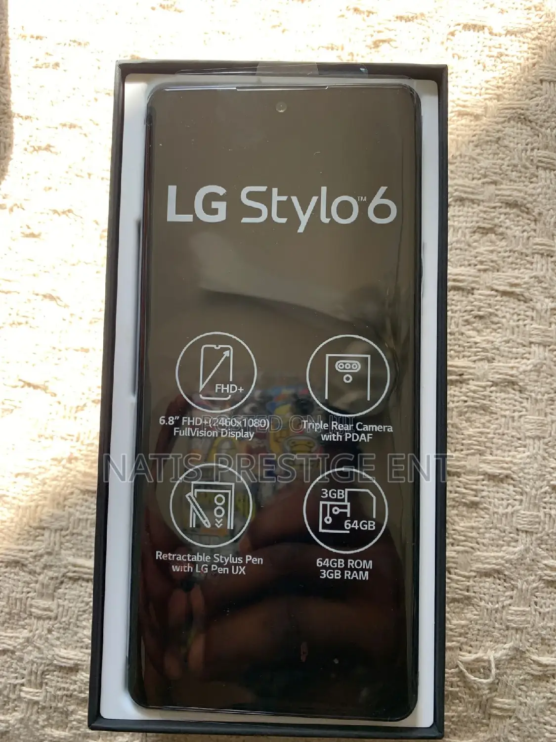 New LG Stylo 6 64 GB Black