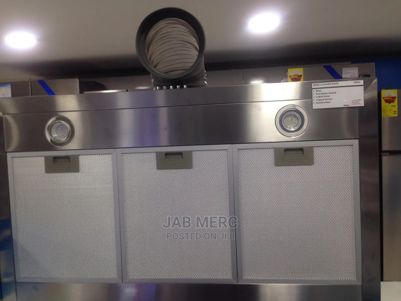 90cm Kitchen Extractors Range No Wall Hole and Vent Outside
