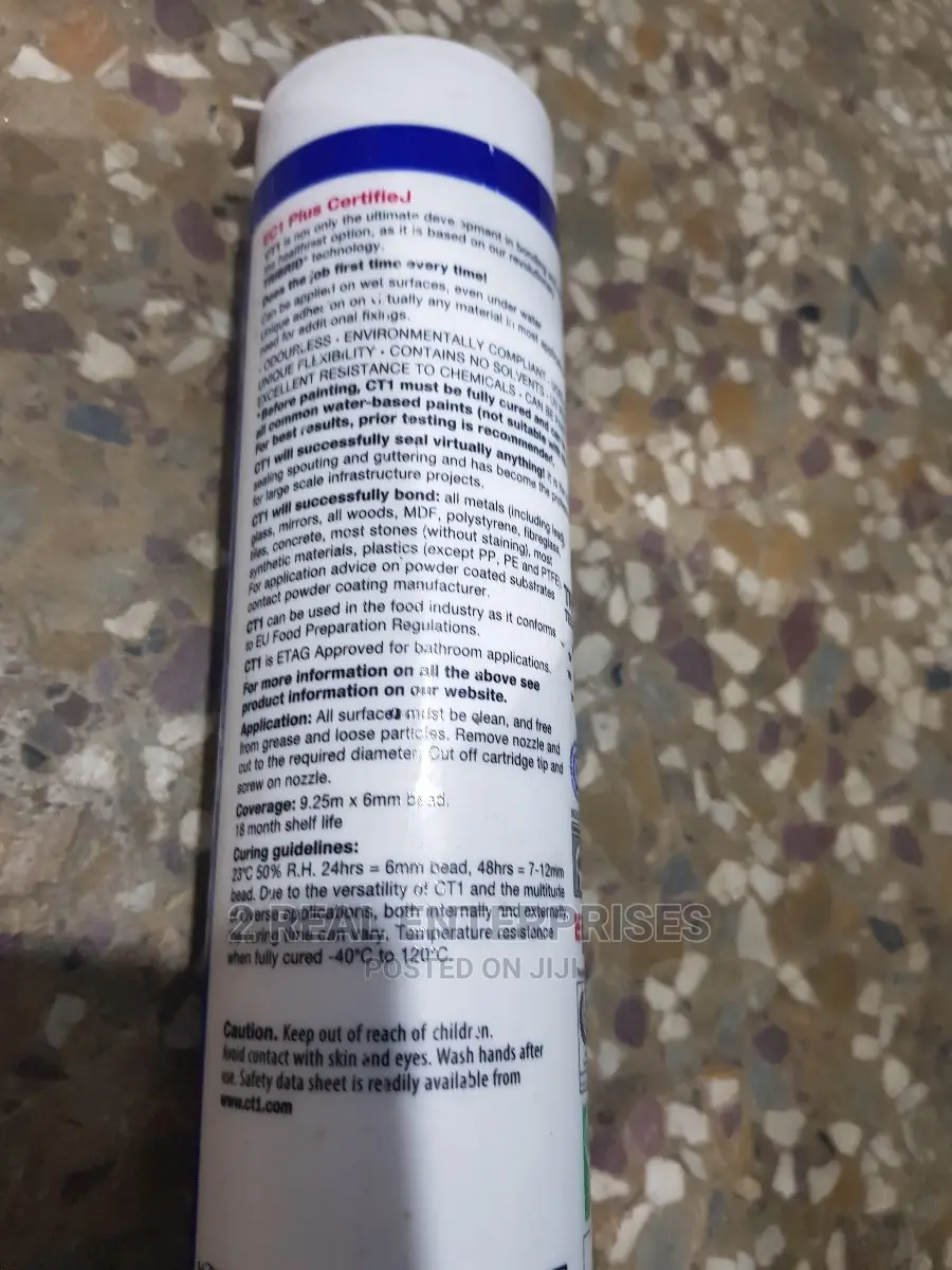 Ct1 Unique Sealant and Construction Adhesive