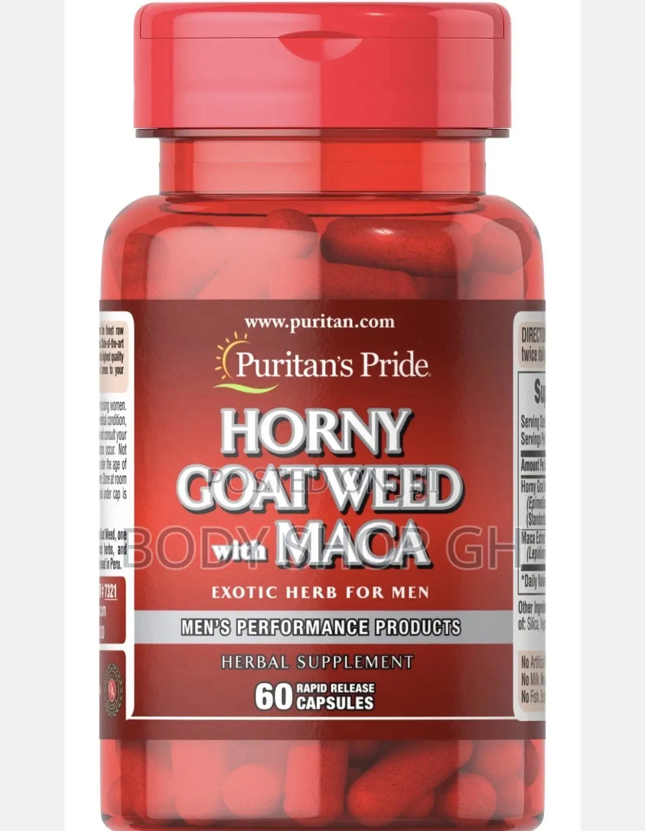Puritans Pride Horny Goat Weed + Maca (Sexual Enhancement)